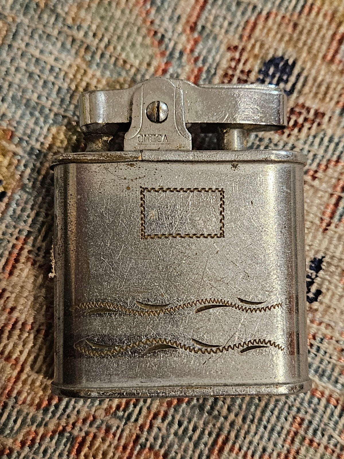 Vintage Omega Super-Lighter Aansteker - Gebruikt, Ophalen of Verzenden, Gebruikt, Aansteker