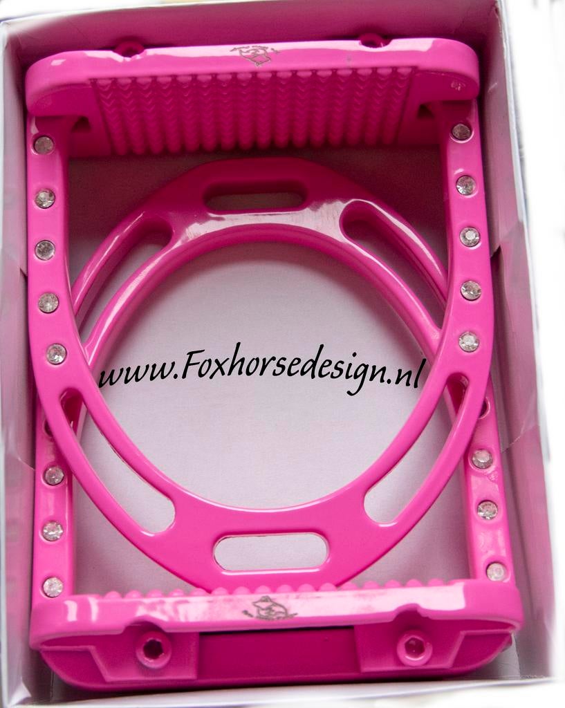 Sale! Licht gewicht stijgbeugels roze, Dieren en Toebehoren, Paarden en Pony's | Hoofdstellen en Tuigage, Ophalen of Verzenden