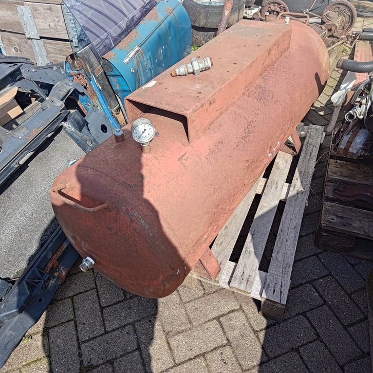 Compressorvat Drukvat tank liggend 300L, Ophalen, Gebruikt, Lohenner en Co, Lohenner en Co
