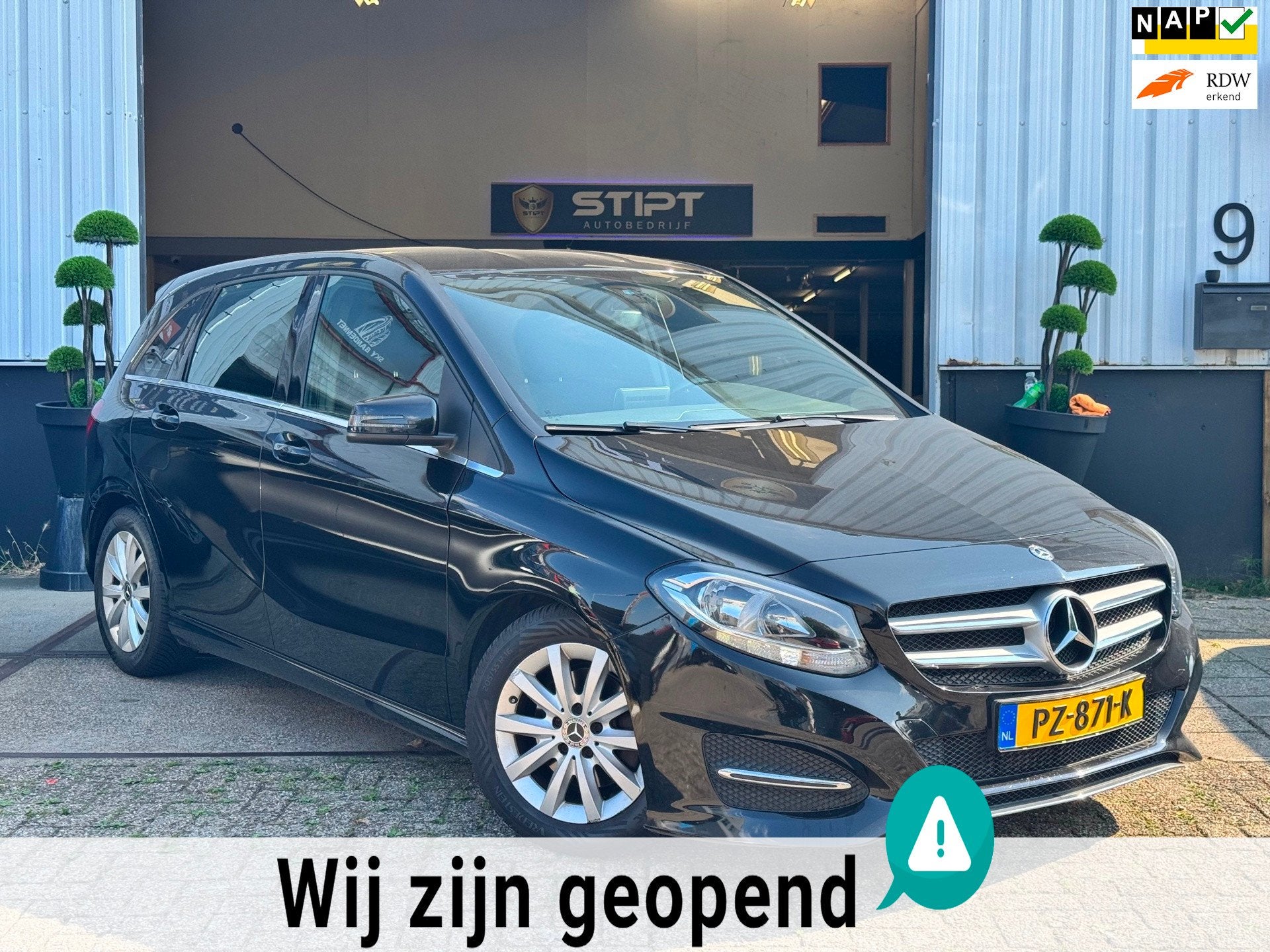 Mercedes-Benz B-klasse 180 | Business | AUTOMAAT | NAP | LAG, Auto's, Gebruikt, 4 cilinders, Verwarmde buitenspiegels, 66 €/maand