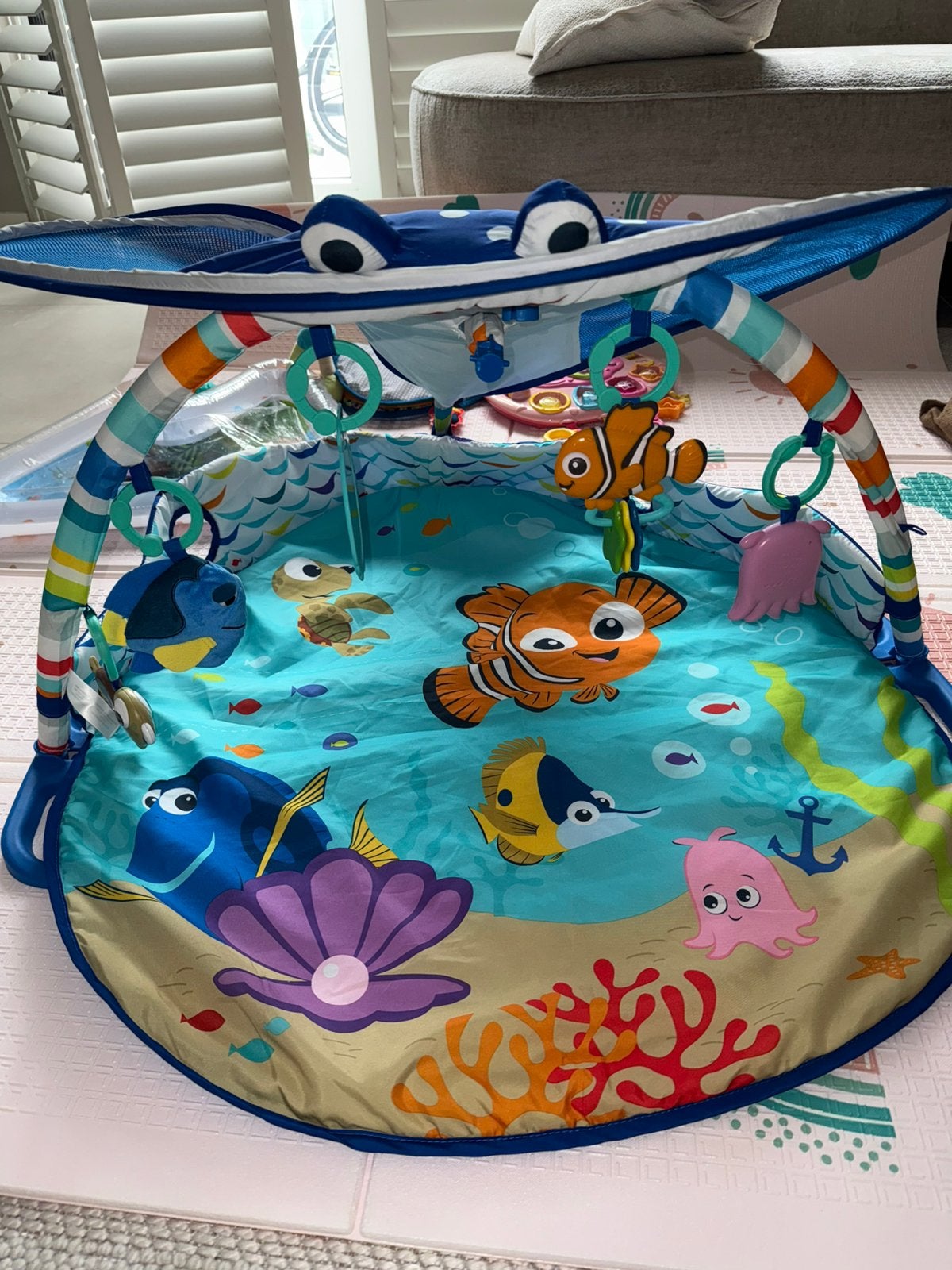 Disney Baby Finding Nemo speelmat met lichtjes en muziek, Ophalen of Verzenden, Zo goed als nieuw