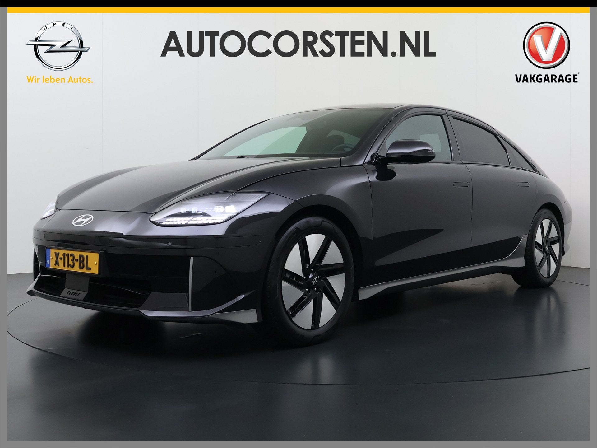 Hyundai IONIQ 6 77.4kWh 229PK Trekhaak SOH 100% Warmtepomp A, Auto's, Automaat, 228 pk, Gebruikt, 1885 kg
