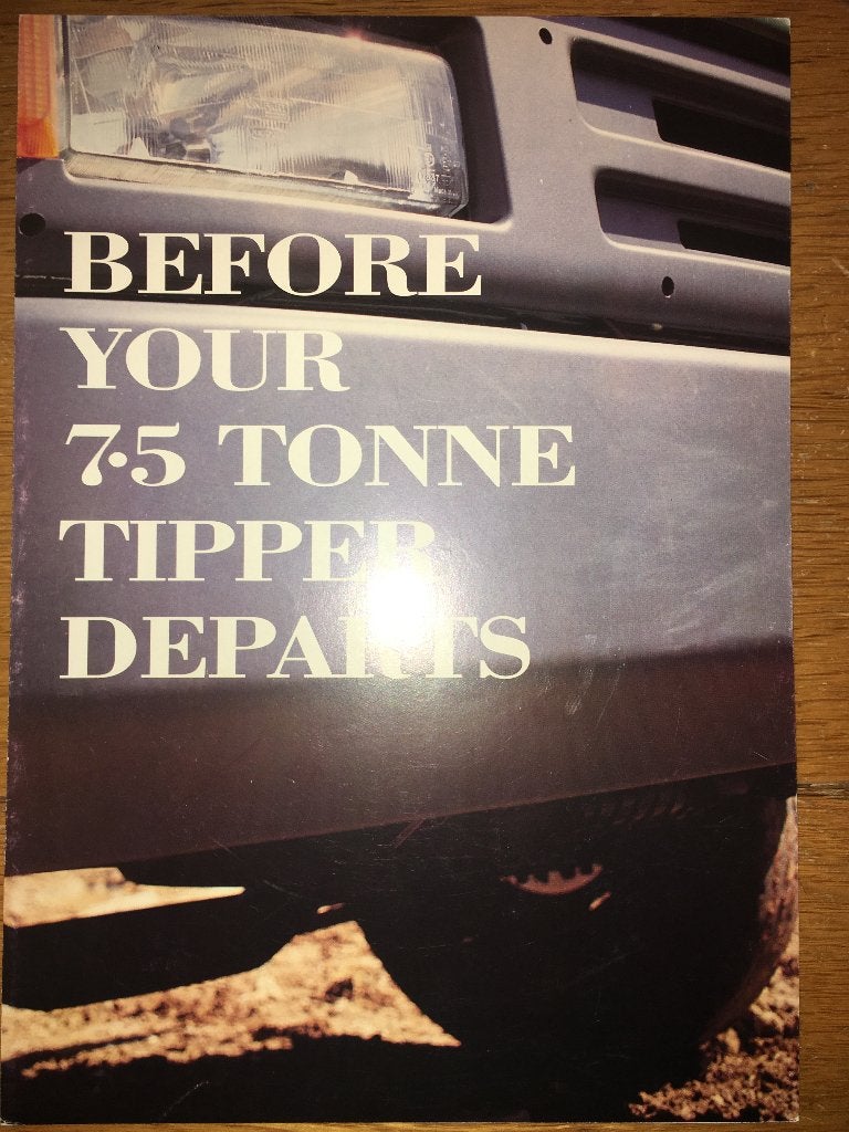 6x Leyland DAF brochures folders 75 80 45 Roadrunner Tipper, Ophalen of Verzenden, Zo goed als nieuw, Overige merken
