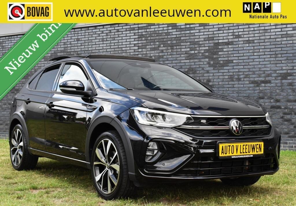 Volkswagen Taigo Turbo R-Line PANODAK/CAMERA/ACC/VIRTUAL COC, Gebruikt, Euro 6, Met garantie (alle), Zwart