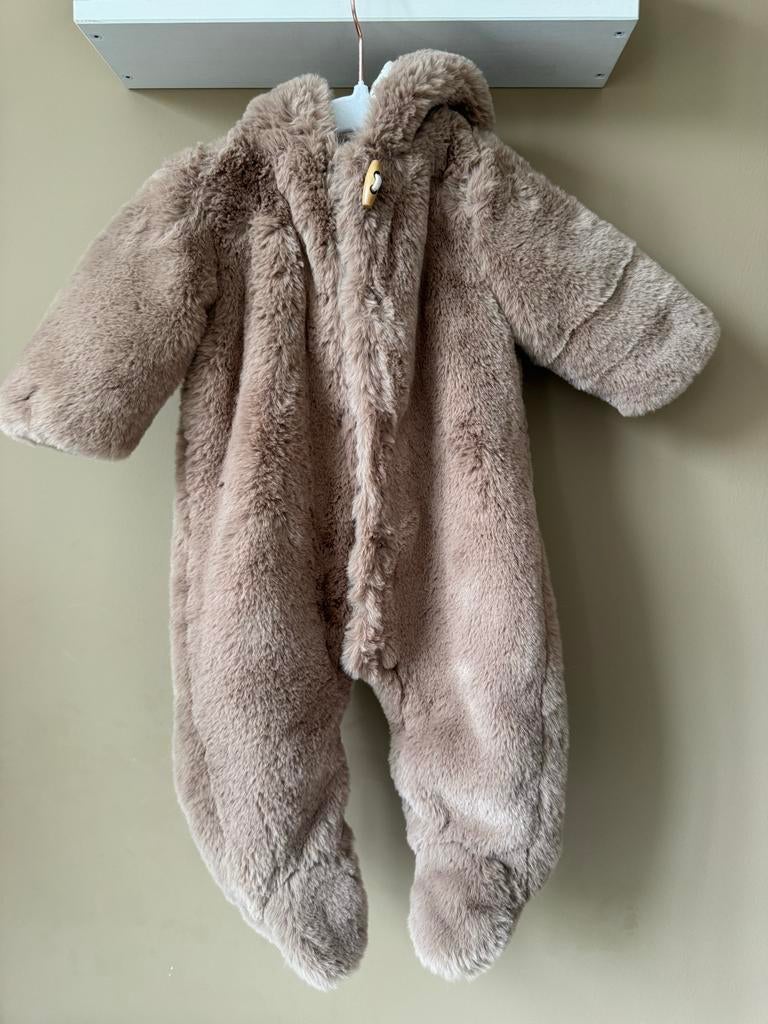 Zara beige bruin Kinderwagen pakje, berenpak, nieuw, maat 68, Ophalen of Verzenden, Nieuw, Jongetje of Meisje, Pakje