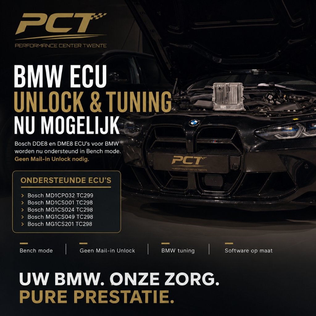 BMW 2020+ ECU unlock & chiptuning, Ophalen, PCT, Info@performancecentertwente.nl, PCT