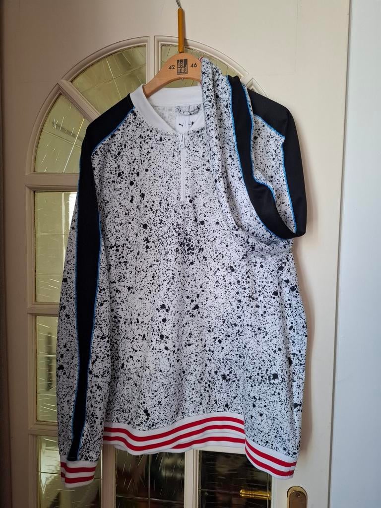 Puma Daily Paper Cricket Team sweater, 1/4 Zip Pullover Long, Puma, Wit, Maat 56/58 (XL), Ophalen of Verzenden