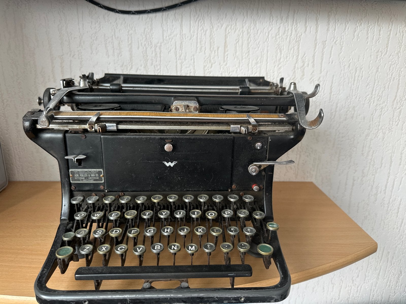 Prachige authentiek typemachine contenental, Ophalen, Gebruikt