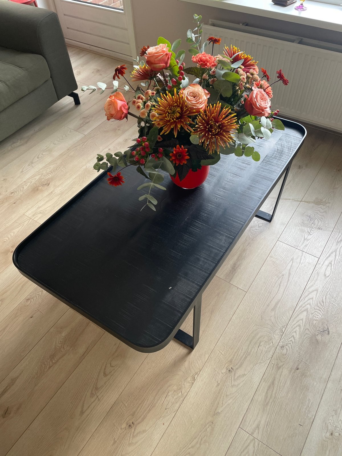 MOOS Dez Salontafel (Zwart design), Gebruikt, 100 tot 150 cm, 50 tot 100 cm, Industrieel