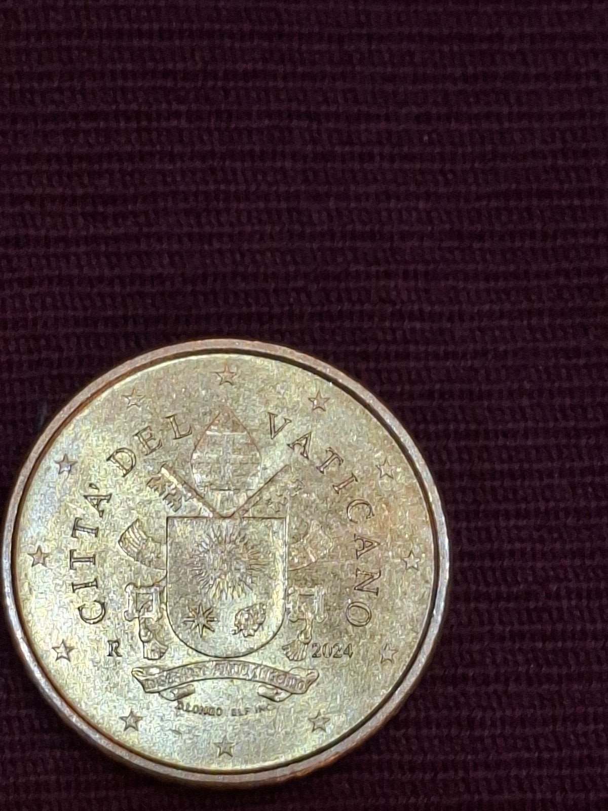 50 eurocent Vaticaanstad 2024, Postzegels en Munten, Munten | Europa | Euromunten, Ophalen, Vaticaanstad, 50 cent, Losse munt