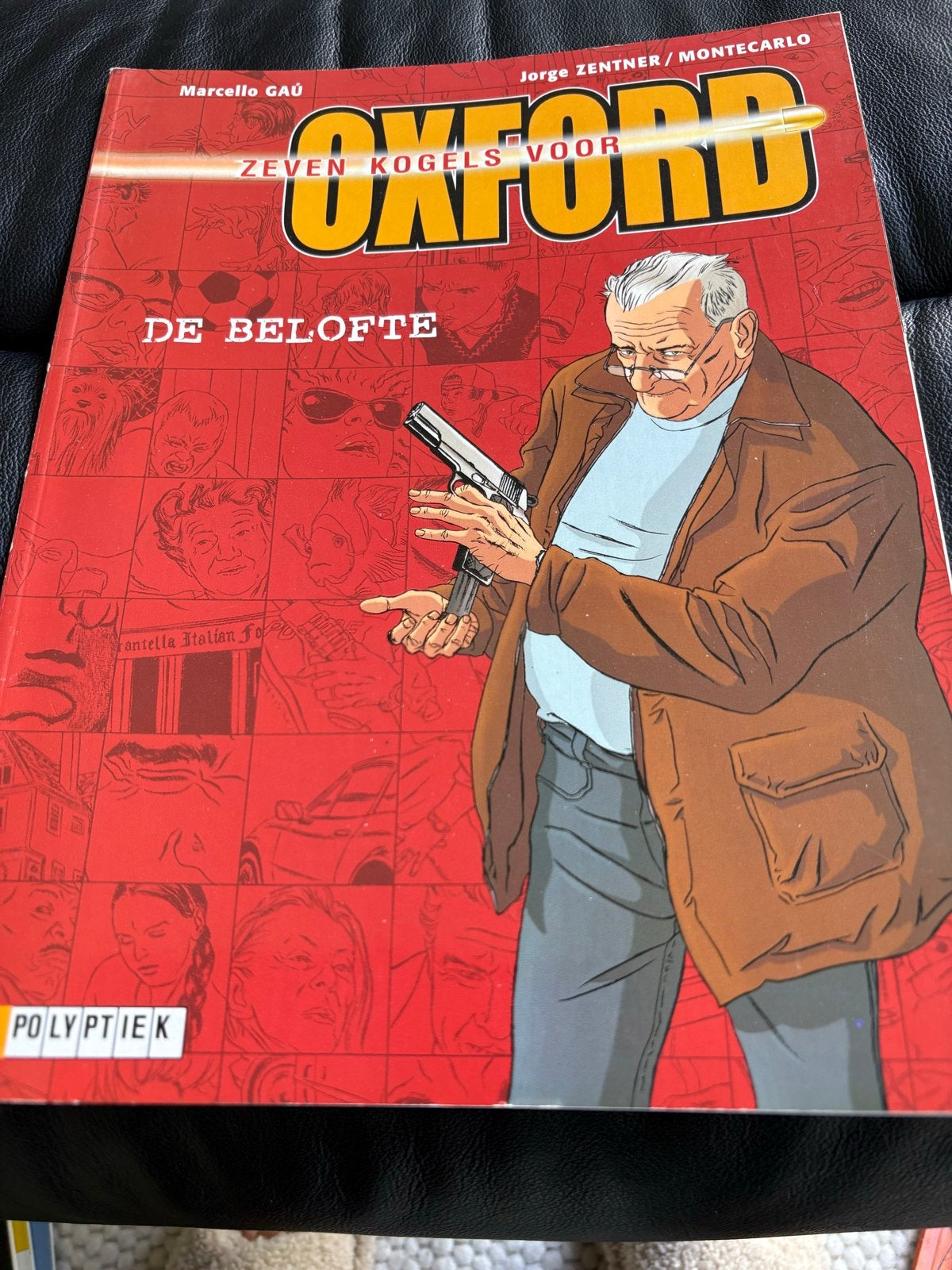 Oxford: Zeven kogels voor De Belofte - Stripboek Z.g.a.n., Eén stripboek, Ophalen of Verzenden, Zo goed als nieuw