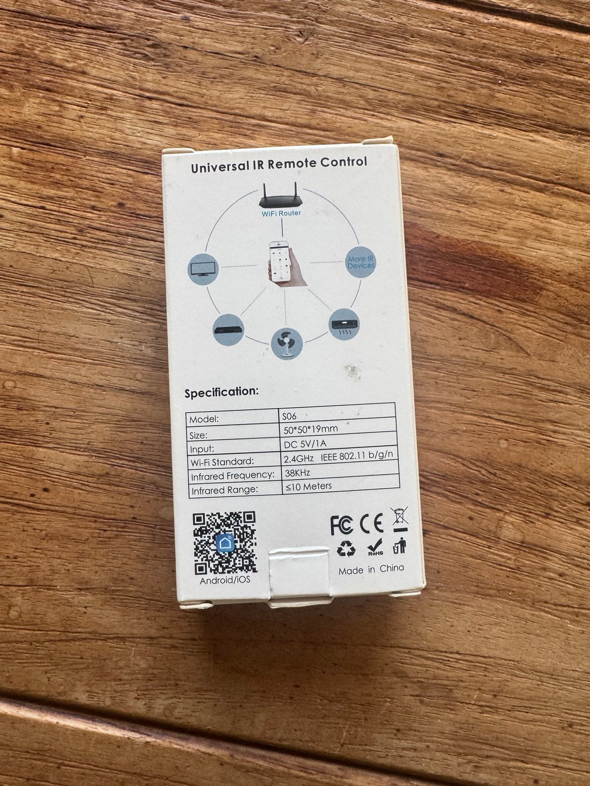 Universele IR Afstandsbediening Smart Home S06, Ophalen of Verzenden, Nieuw, Universeel, Tv