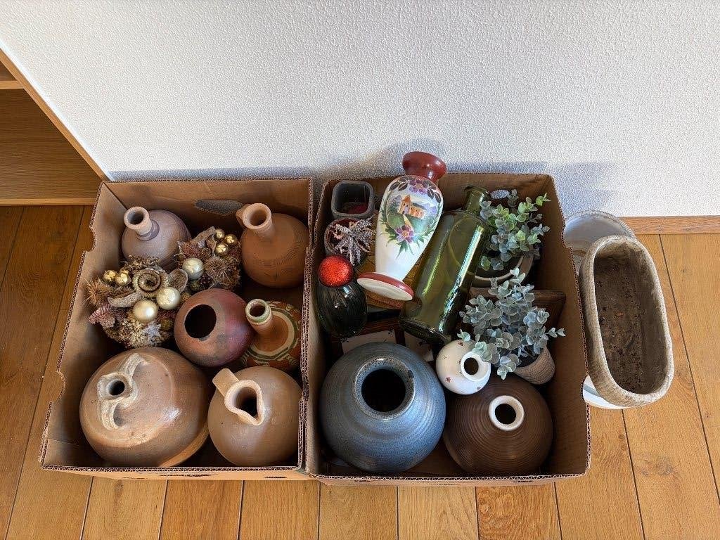 Diverse kruiken en aardewerk, Ophalen