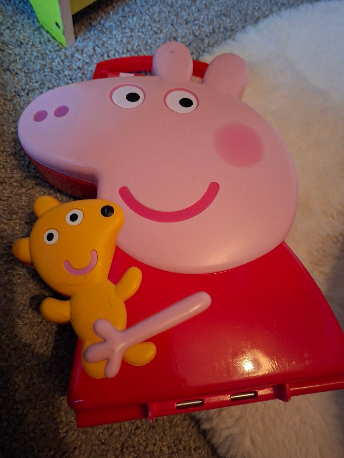 Peppa Pig Speelset met figuren en camper, Ophalen of Verzenden, Gebruikt, Jongen of Meisje