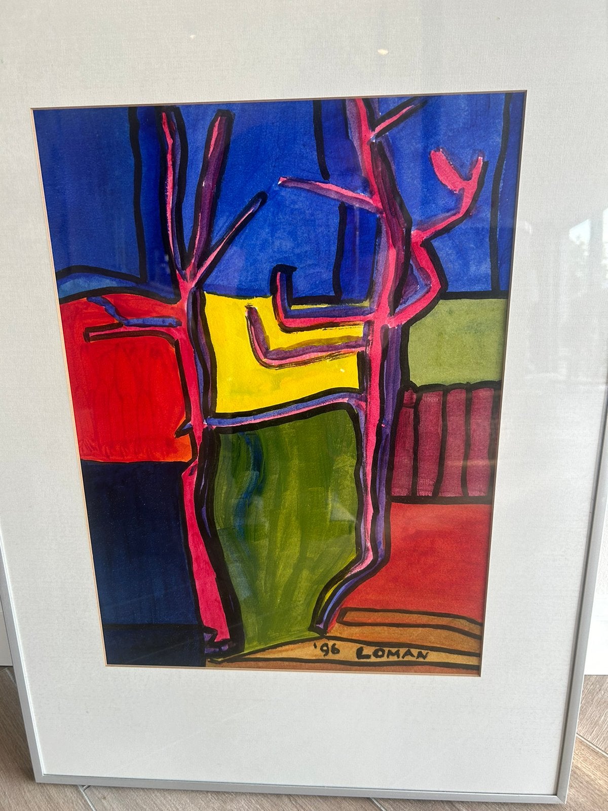 Loman schilderij, Ophalen