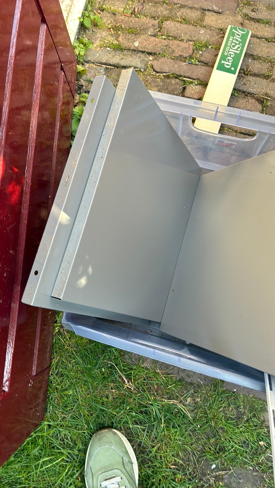 3 losse planken metalen lockerkast IKEA GRATIS, Huis en Inrichting, Ophalen of Verzenden, Gebruikt