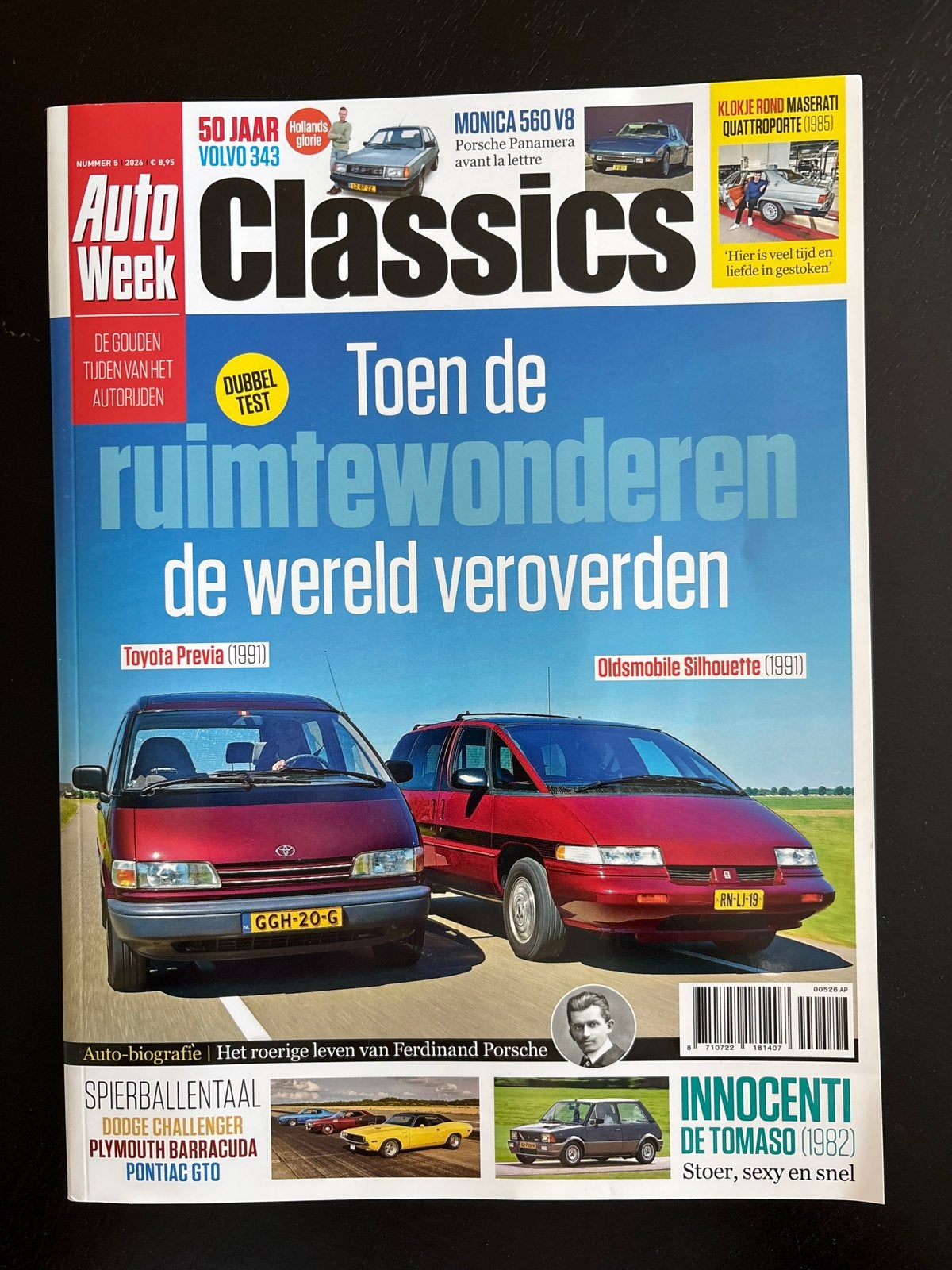 AutoWeek Classics: Ruimtewonders en Ferdinand Porsche, Boeken, Auto's | Folders en Tijdschriften, Verzenden, Nieuw, Algemeen