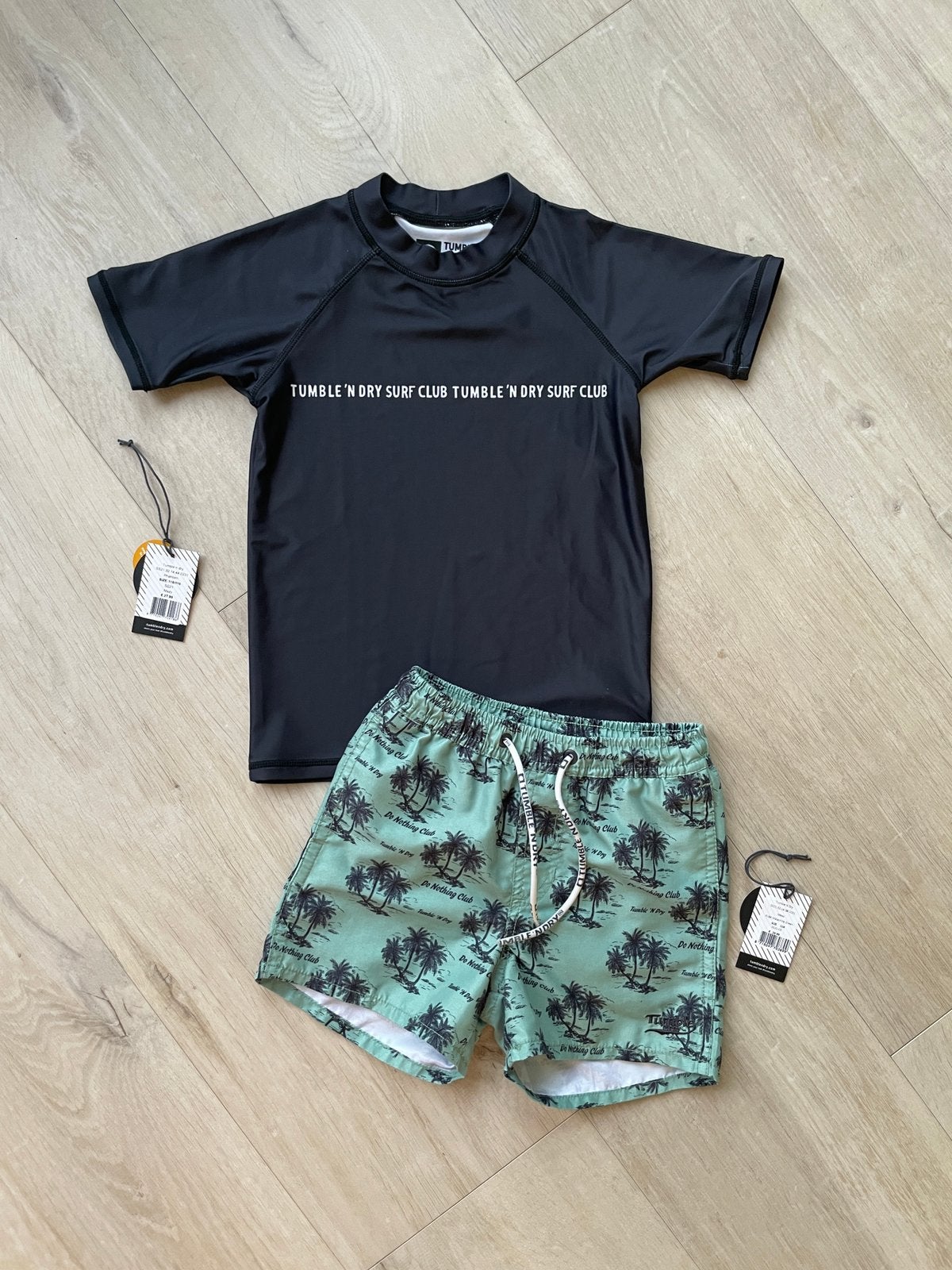 Tumble ’n Dry UV zwemshirt & zwembroek maat 110/116 116, Maat 116, UV-zwemkleding, Ophalen of Verzenden, Zo goed als nieuw