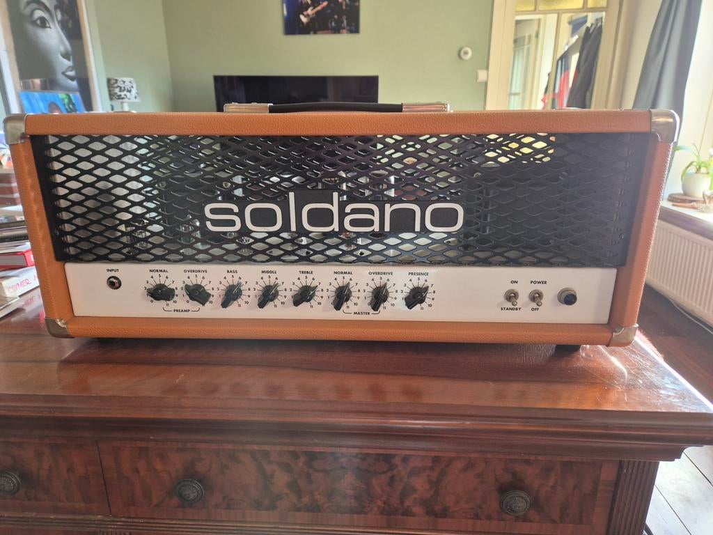 Soldano Hot Rod 50+ Gitaarversterker Top, Ophalen, Gebruikt, Gitaar, 50 tot 100 watt