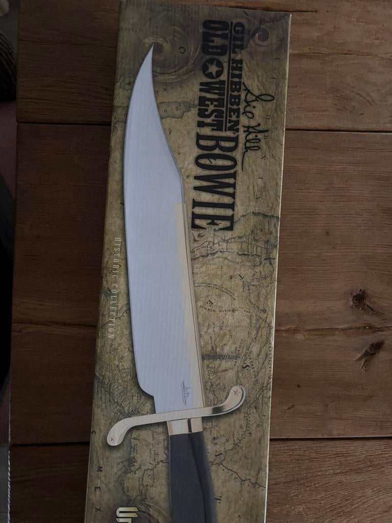 Mes van Gil hibben old west bowie verzamelstuk, Ophalen, Nieuw