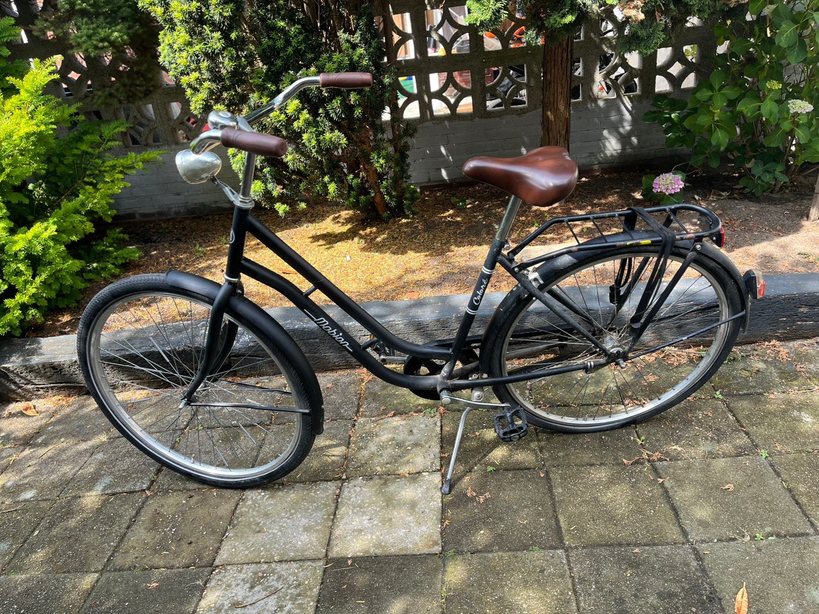 Mooie Mobion damesfiets met terugtraprem, Fietsen en Brommers, Fietsen | Dames | Damesfietsen, Terugtraprem, Ophalen, Overige merken