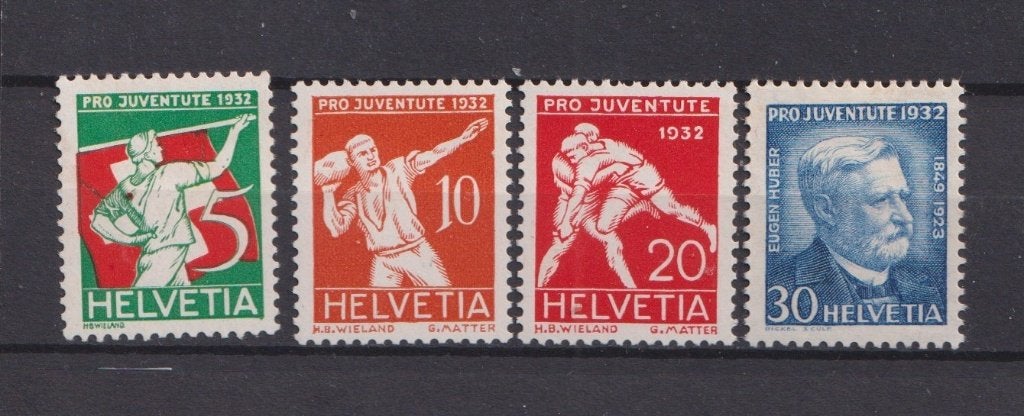 Zwitserland 1932; Pro Juventute, Michel 262/65.* Ongebr., Postzegels en Munten, Ophalen of Verzenden, Postfris