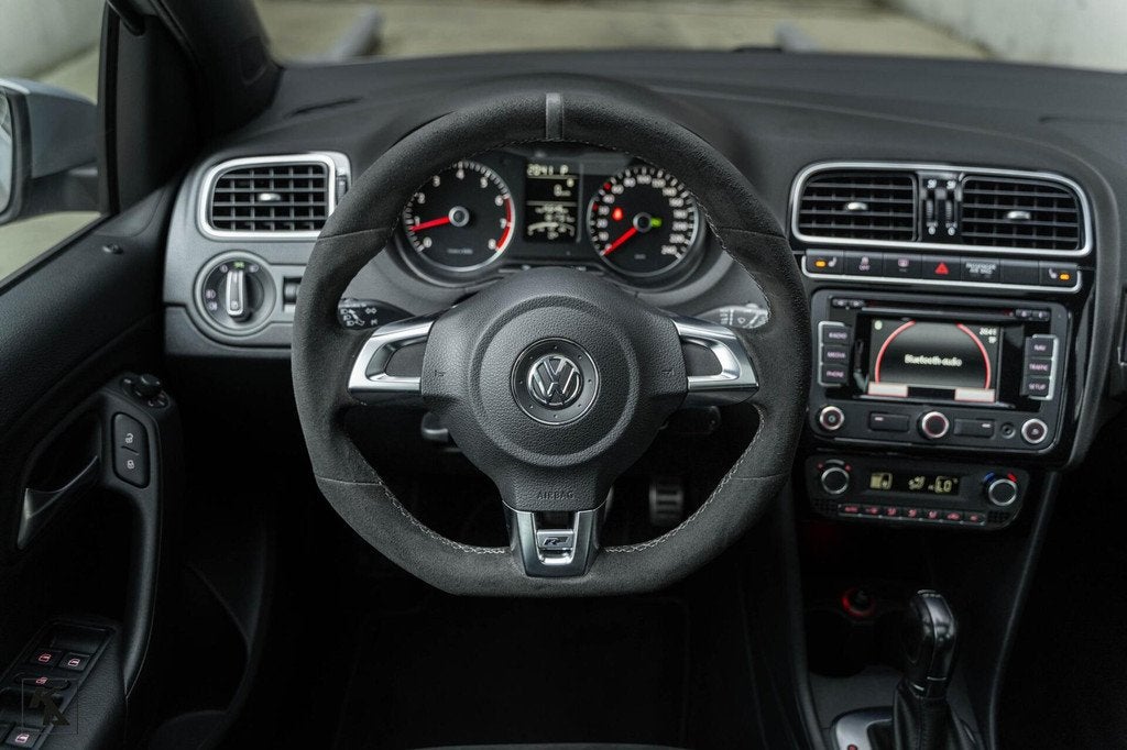 Volkswagen Polo 6R 1.2 TSI | DSG 2012 | 3x R-Line | Full, Euro 5, Zwart, 4 cilinders, Met garantie (alle)