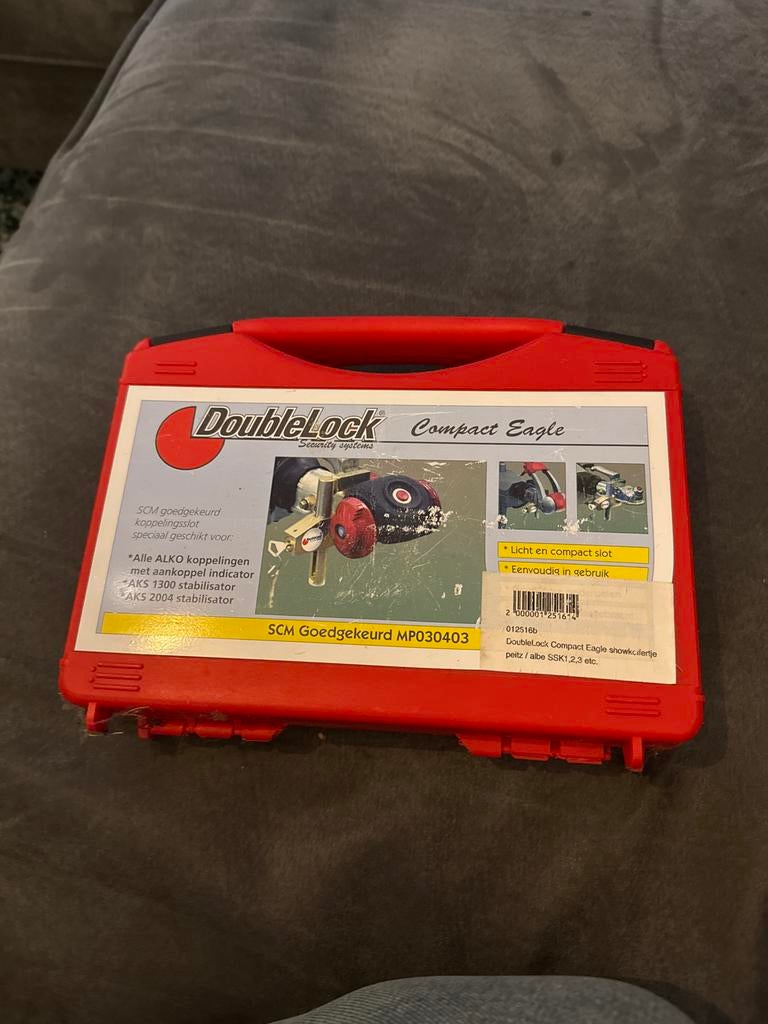 DoubleLock Compact Eagle SCM gekeurd koppelingsslot, Caravans en Kamperen, Ophalen of Verzenden, Zo goed als nieuw