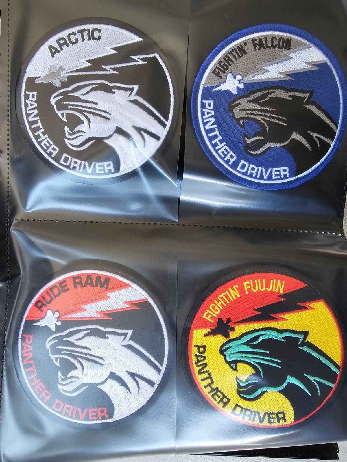 meerdere panther patches, Verzamelen, Ophalen of Verzenden, Luchtmacht, Overige gebieden, Embleem of Badge