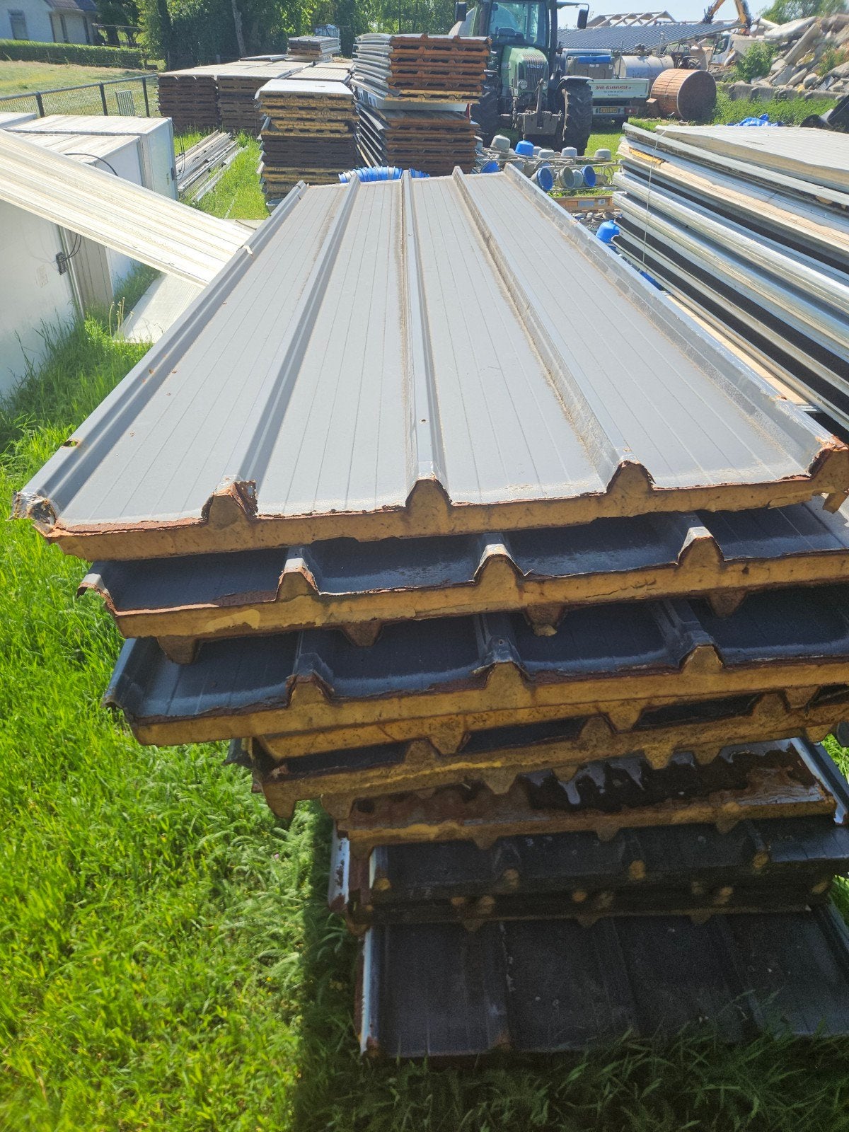 Eco panelen dakplaten, Ophalen, Hardschuim (Pir), 15 m² of meer