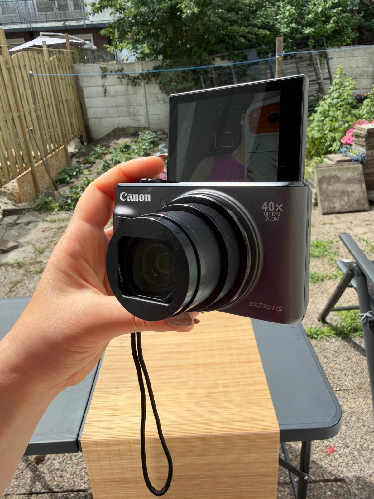 Canon PowerShot SX730 HS + 64GB SanDisk Extreme SD-kaart, Audio, Tv en Foto, Fotocamera's Digitaal, Gebruikt, USB-kabel, Ophalen of Verzenden