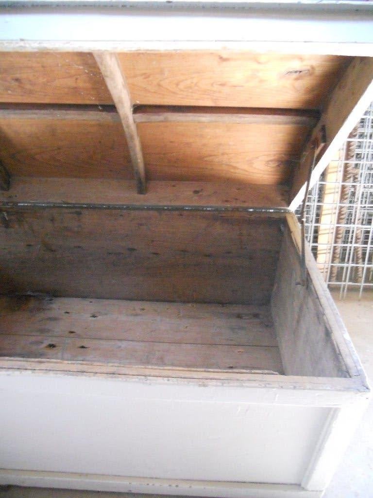 oude zwaar houten dekenkist, Ophalen