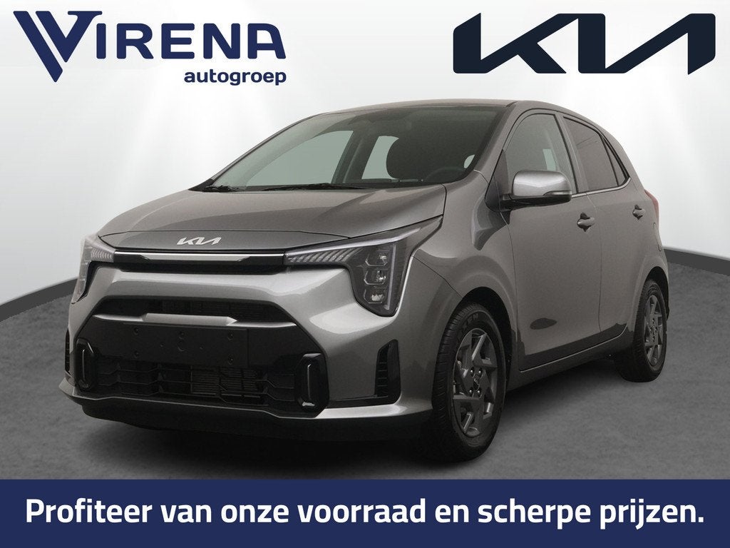 Kia Picanto 1.0 DPI DynamicPlusLine - Prijs incl inruilpremi, Auto's, Kia, Voorwielaandrijving, Stof, 63 pk, Zwart