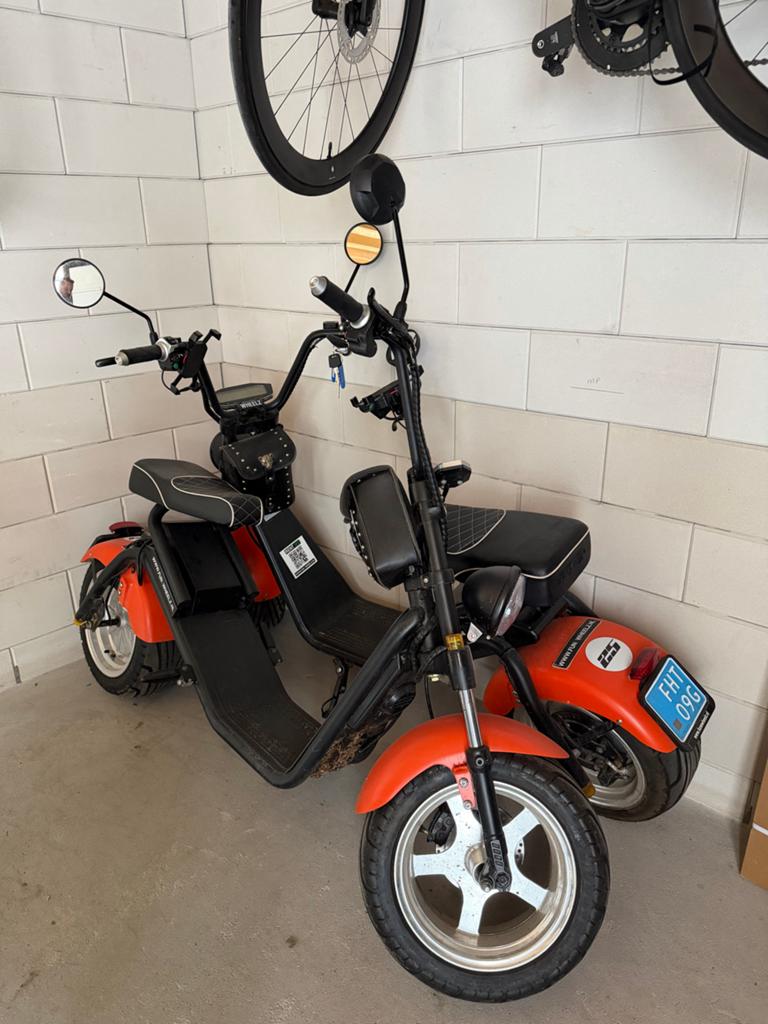 E-Chopper Regular Edition – Oranje (accu's diep ontladen), Ophalen, Gebruikt, Elektrisch