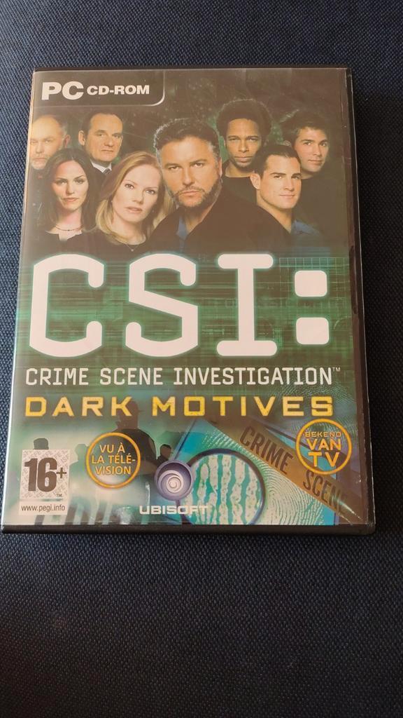 CSI: Crime Scene Investigation Dark Motives PC CD-ROM, Ophalen of Verzenden, Zo goed als nieuw