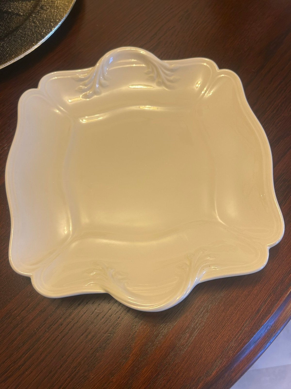 Mooie vierkante schaal van Wedgewood, Ophalen, Zo goed als nieuw, Aardewerk, Schaal of Schalen