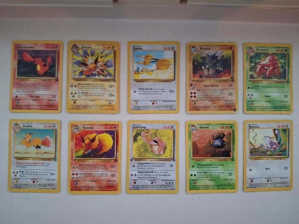 10x Pokémon uit 1995, Ophalen of Verzenden