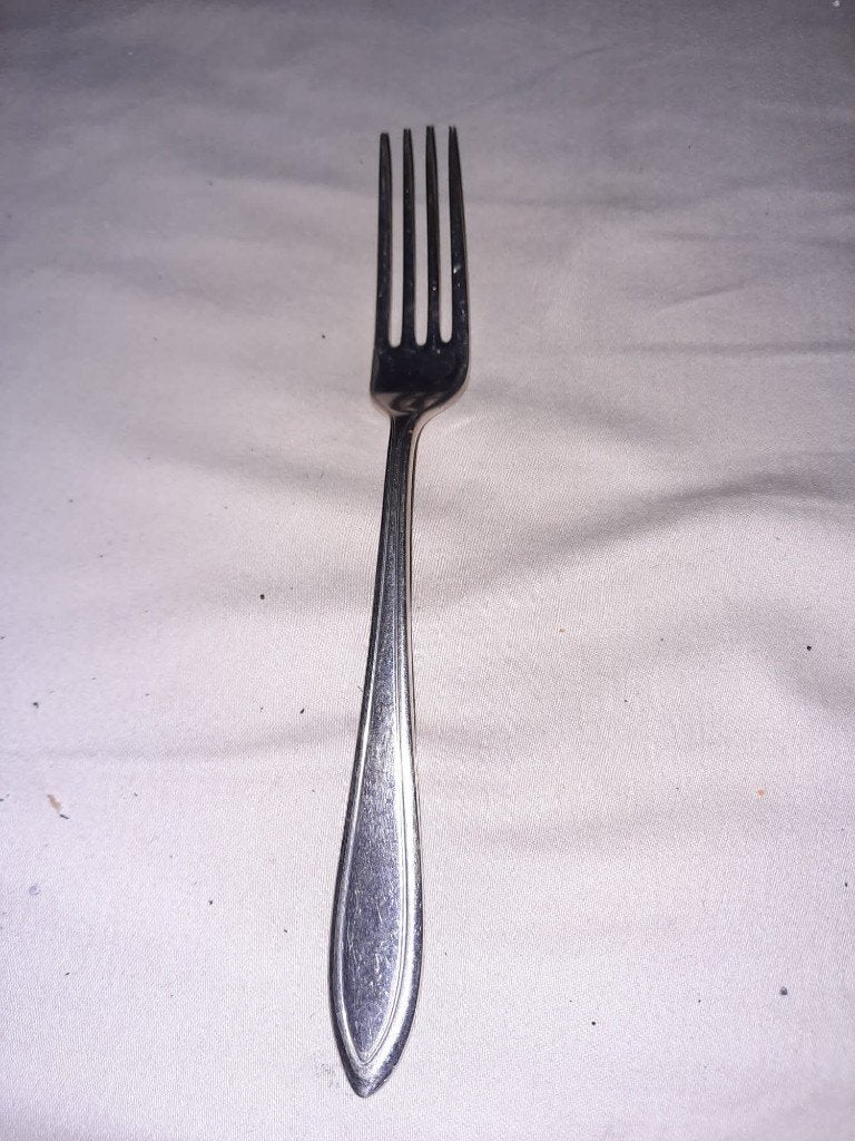 12 Boterham vorken 18 cm merk Keltum. Verzilverd, Ophalen of Verzenden, Gebruikt, Overige materialen, Los bestek