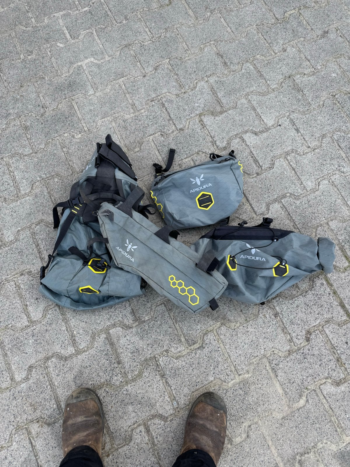 Apidura Bikepacking Tassen Set - Zo goed als nieuw, Fietsen en Brommers, Verzenden, Zo goed als nieuw