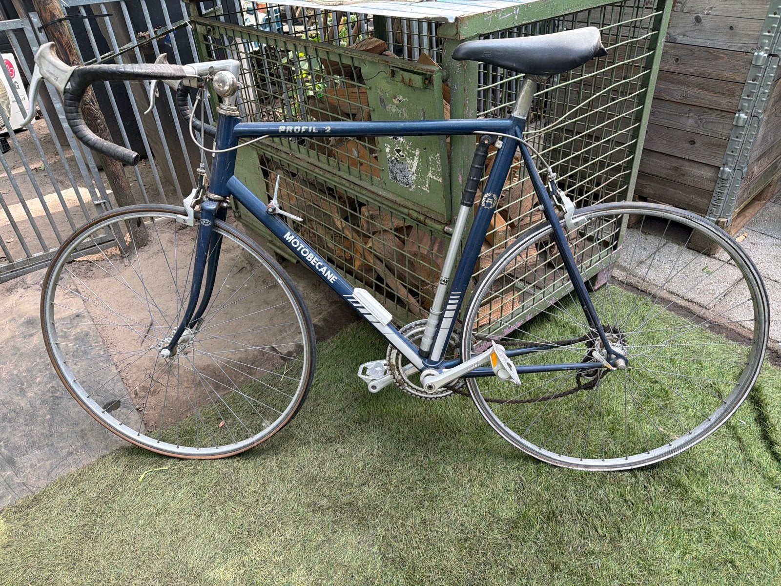 Motobecane racefiets - Vintage herenfiets, Gebruikt, Staal, 53 tot 57 cm, Ophalen