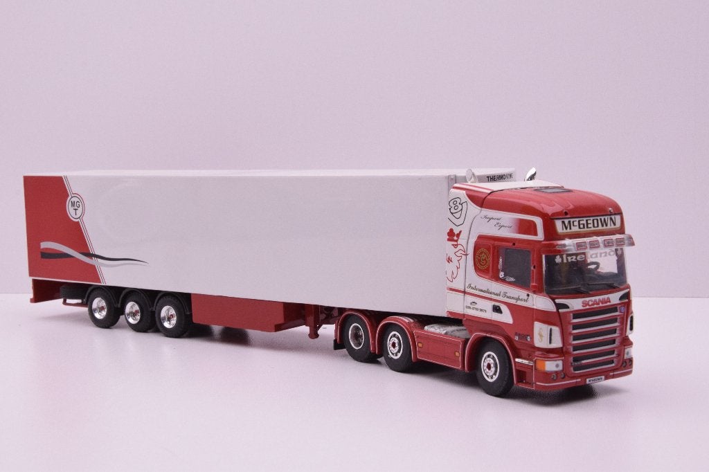 Scania R  ''  Mc Geown transport ''  Lion car, Ophalen of Verzenden, Gebruikt, Bus of Vrachtwagen, Lion Toys