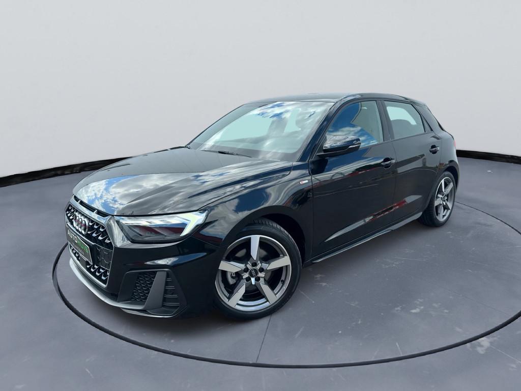 Audi A1 Sportback 30 TFSI Pro Line S Half leder drive select, Zwart, Leder en Stof, Zwart, Bedrijf