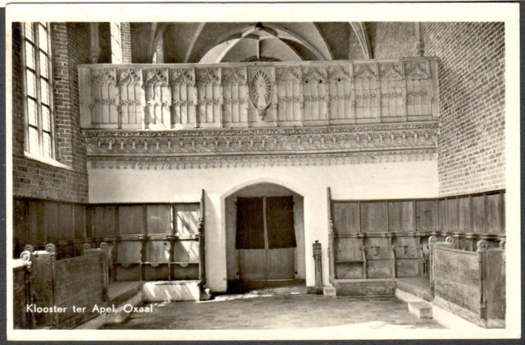 Oude Ansicht- Ter Apel - Klooster ter Apel, Oxaal - Gr., Verzamelen, Ophalen of Verzenden, 1940 tot 1960, Ongelopen, Groningen