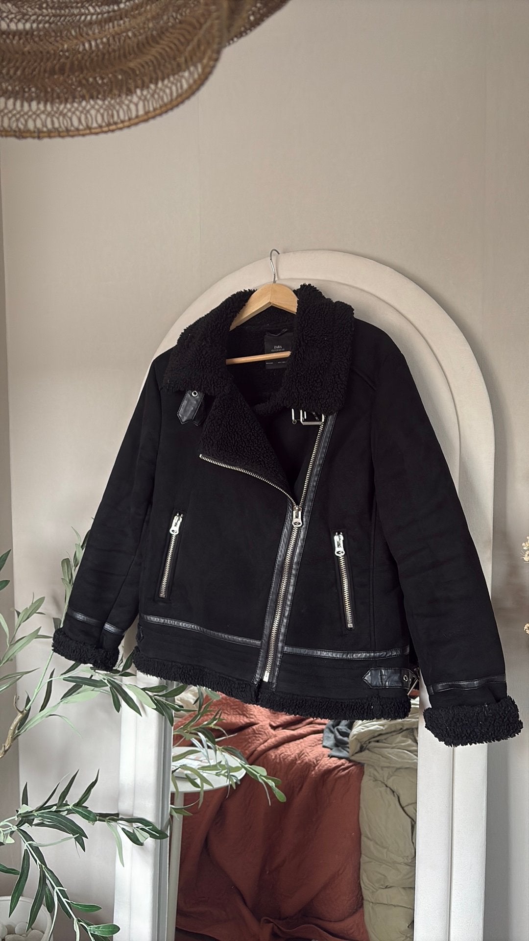 Zara winterjas dames maat L, Ophalen of Verzenden, Gedragen, Zwart