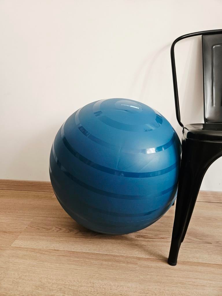 Nyamba gymbal Maat 1 (55cm) Compleet met pomp en accessoires, Ophalen, Zo goed als nieuw, Buik, Fitnessbal