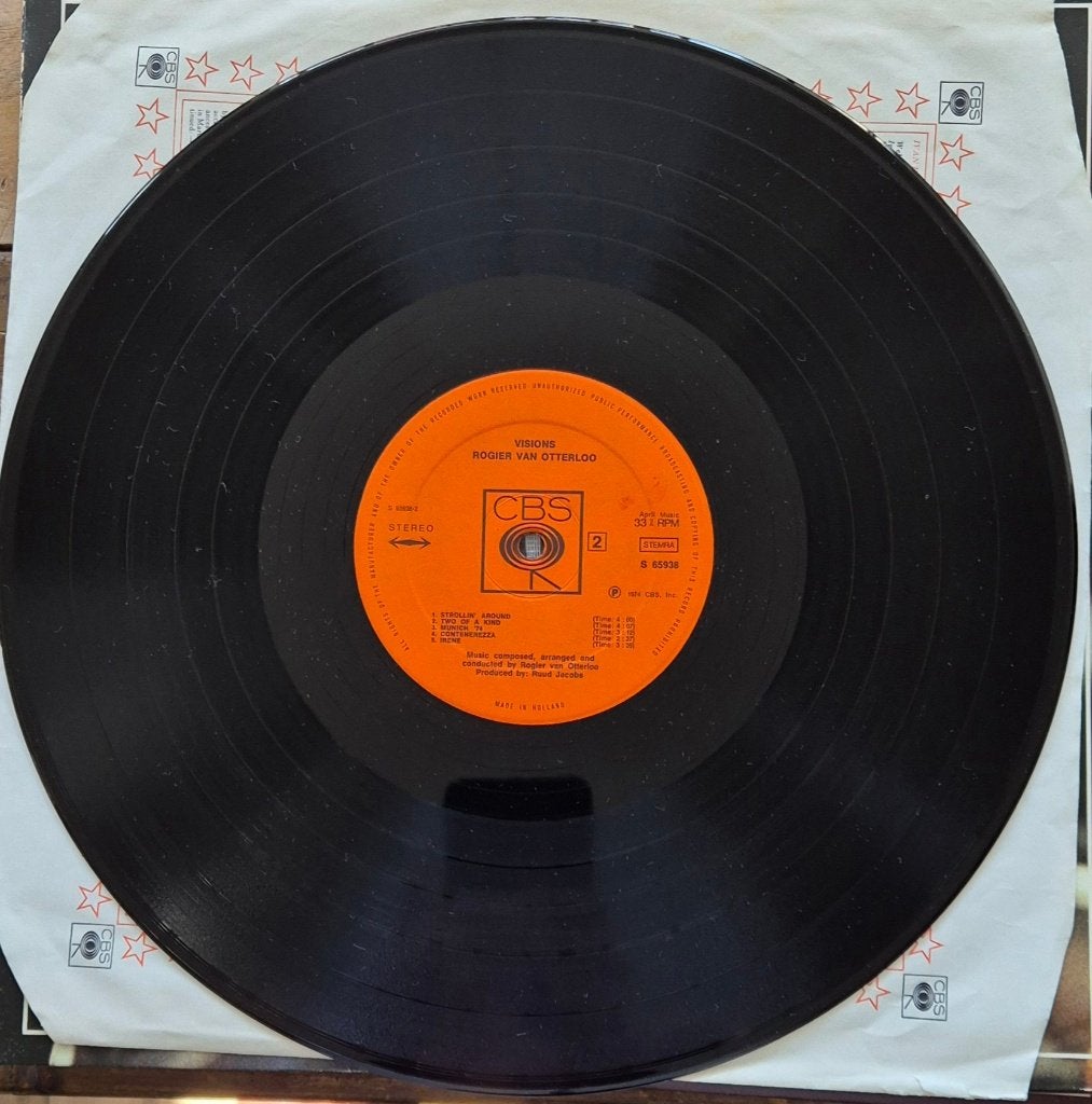 Rogier van Otterloo - Visions LP (1971) Jazz-fusion  #l169#6, LP, Gebruikt, Jazz-fusion, Originele persing