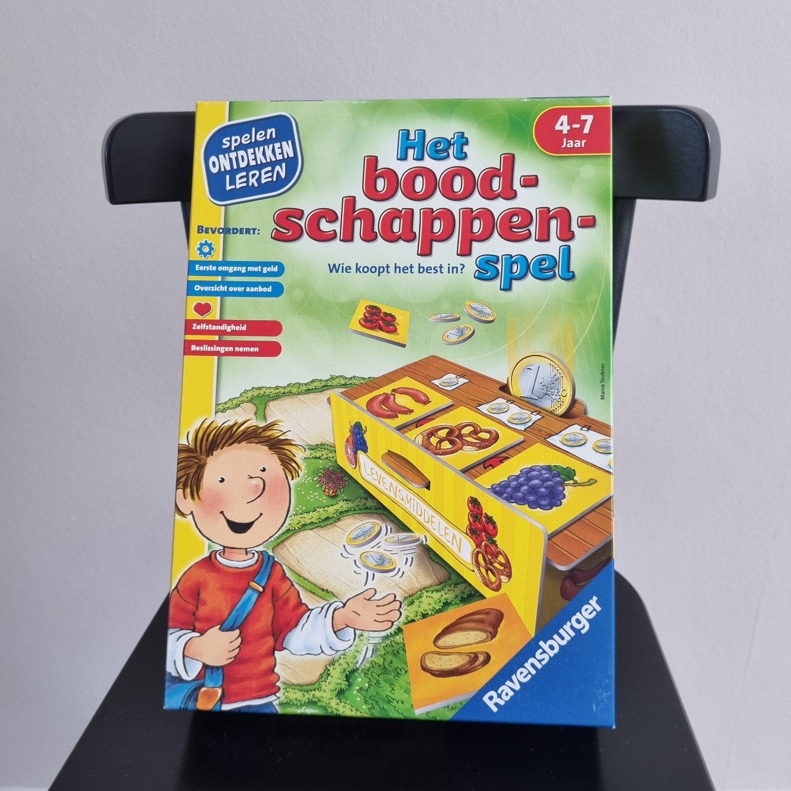 Ravensburger Het Boodschappenspel - Educatief Spel, Drie of vier spelers, Ophalen of Verzenden, Zo goed als nieuw, Ravensburger