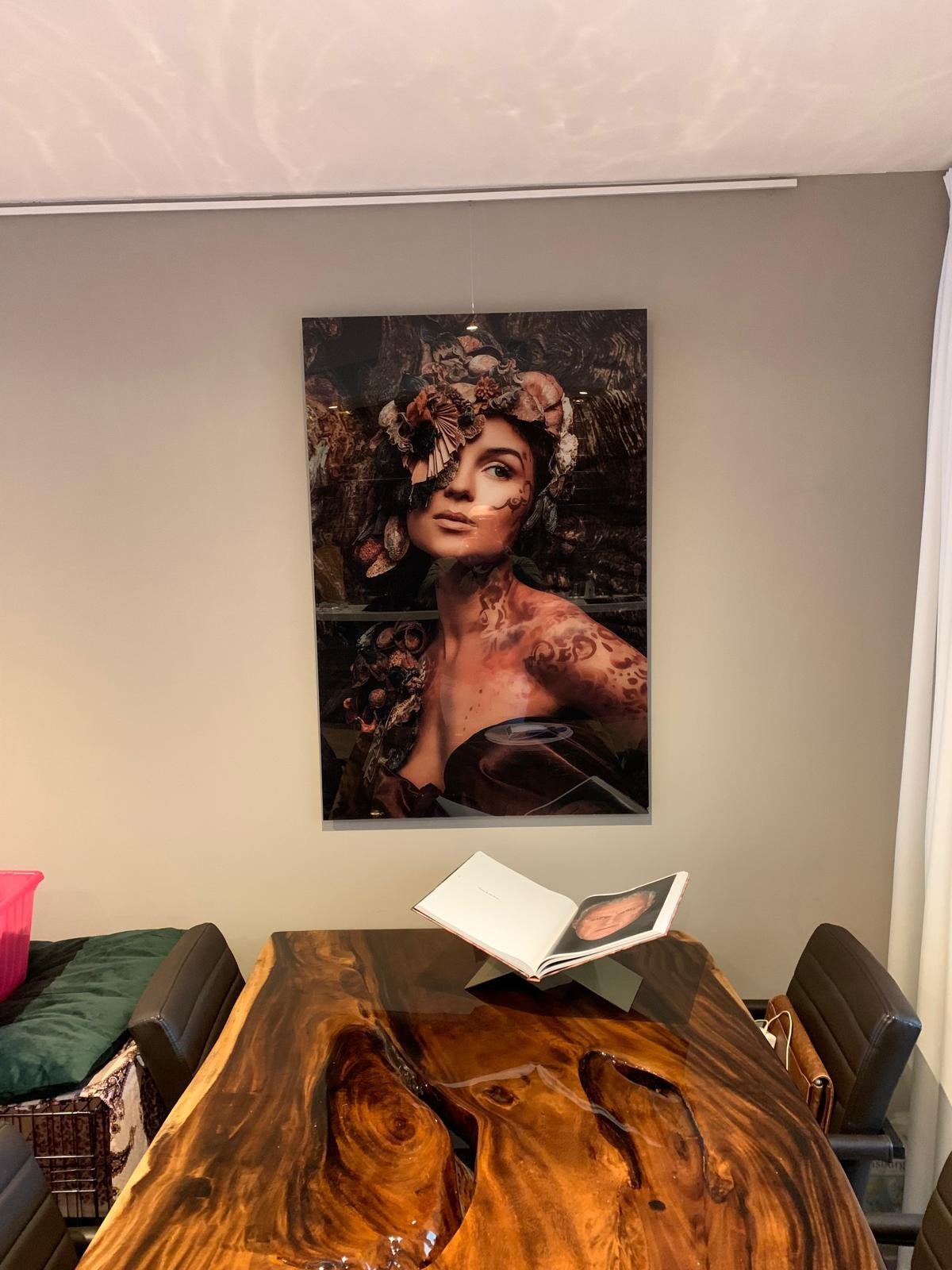 Fantasi kunstfoto op plexiglas, Ophalen