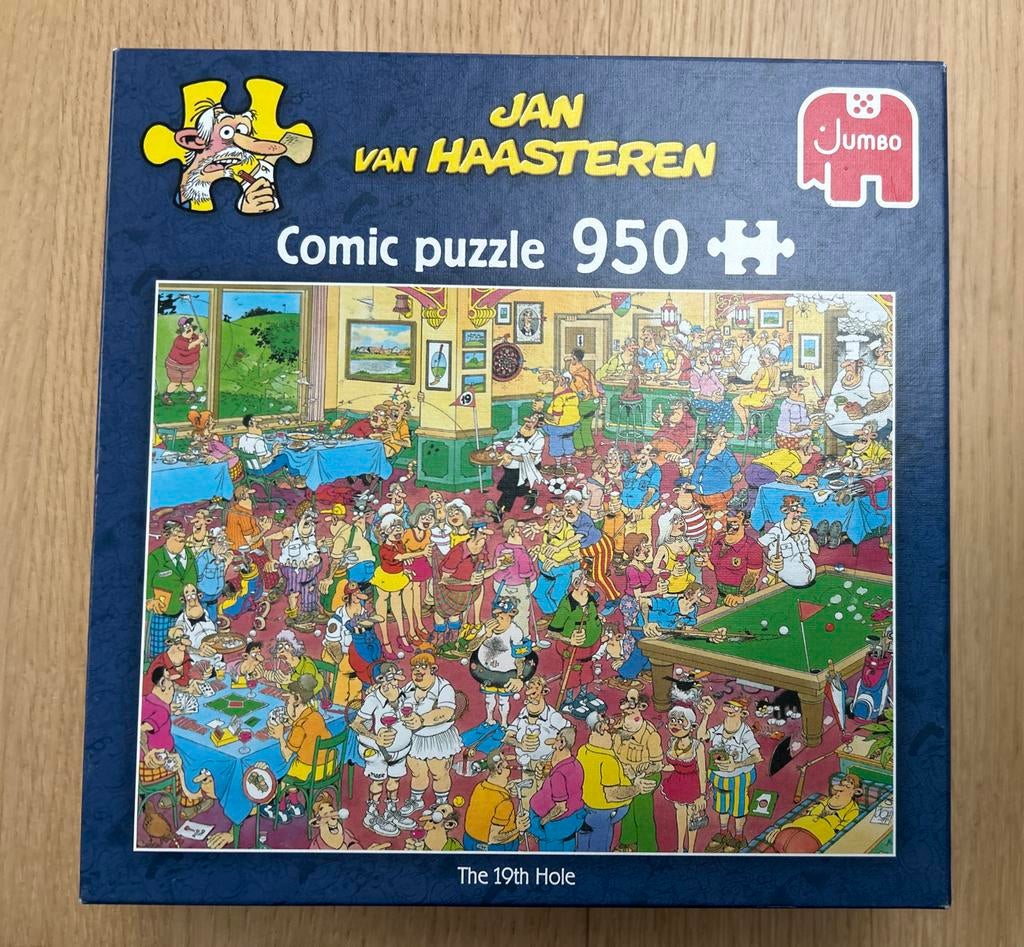Ruilen/ kopen j.v.Haasteren - The 19th Hole - 950 stukjes, Ophalen, 500 t/m 1500 stukjes, Gebruikt, Legpuzzel