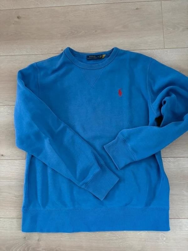 Polo Ralph Lauren trui heren maat M kobaltblauw sweater, Ophalen of Verzenden, Maat 48/50 (M), Blauw, Polo Ralph Lauren